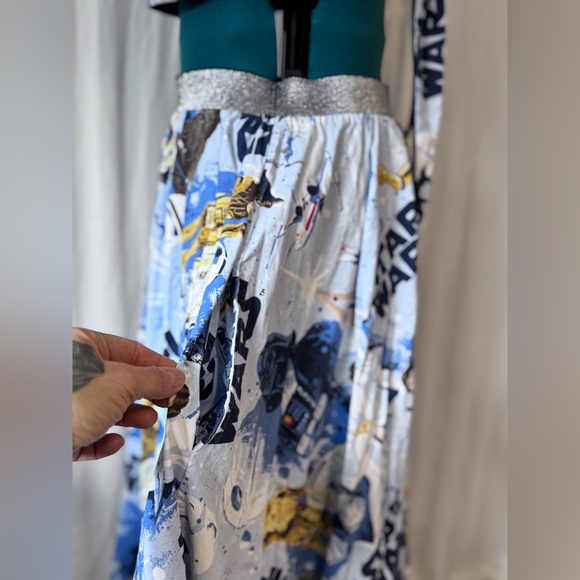 Handmade Star Wars Two-Piece Skirt Bandeau Set fits approximate size 10 - Picture 7 of 16